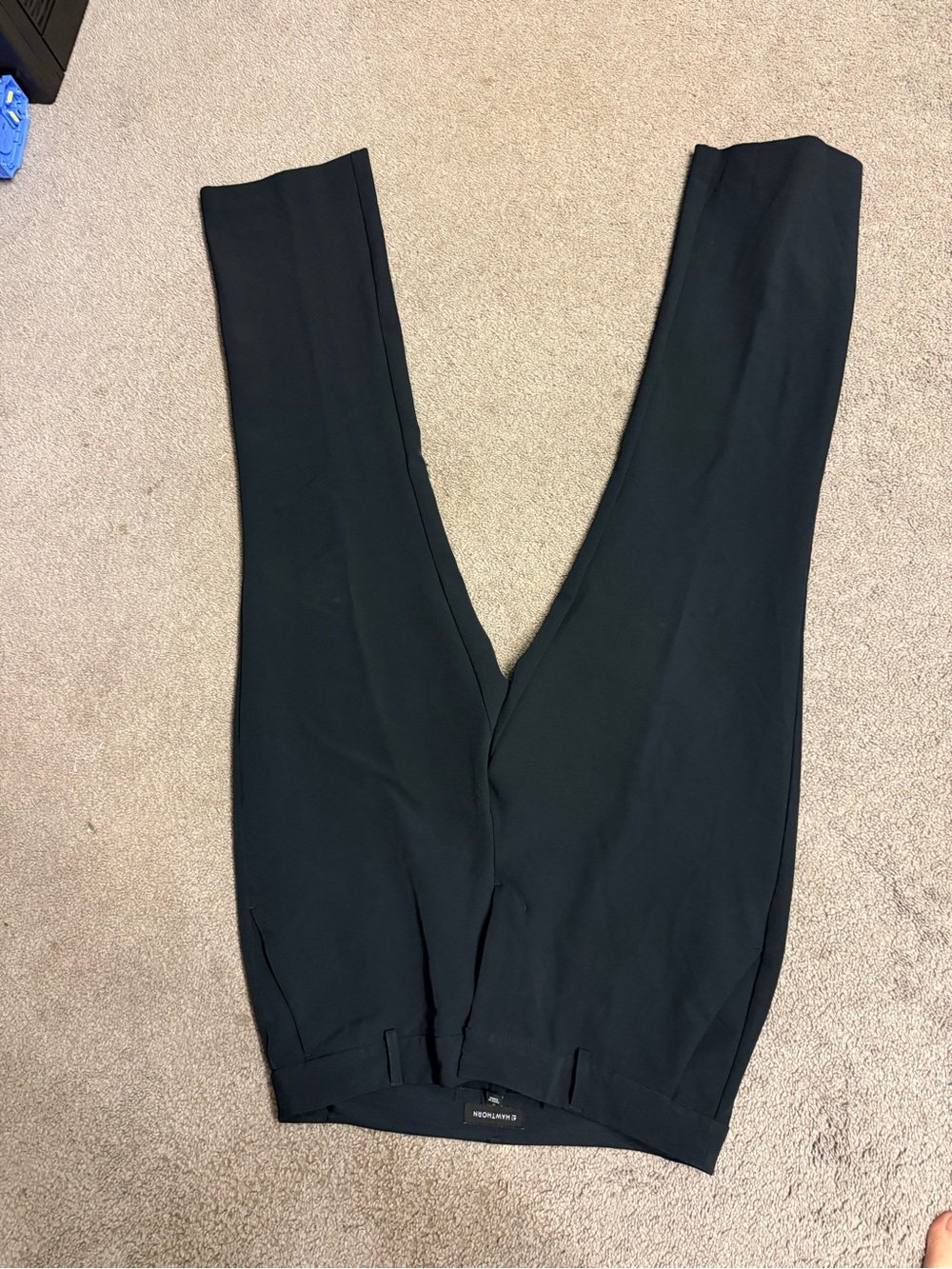 41 Hawthorn Black Straight-Leg Dress Pants